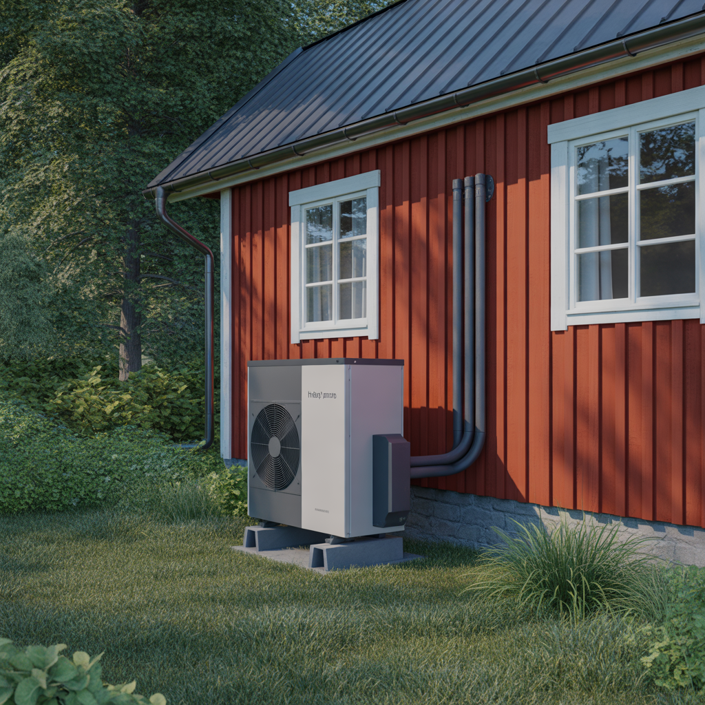 12.Vad bor du tanka pa vid installation av en luftvarmepump i fritidshuset