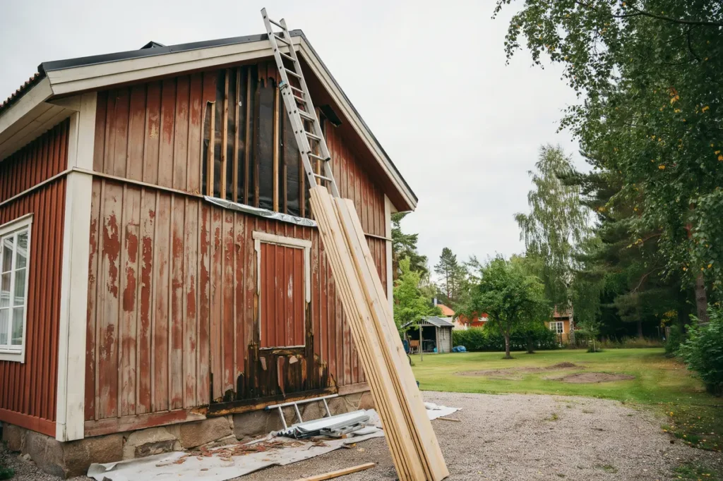 l gga om villans panel tecken p r tskador materialval och smarta detaljer f r l ngre h llbarhet