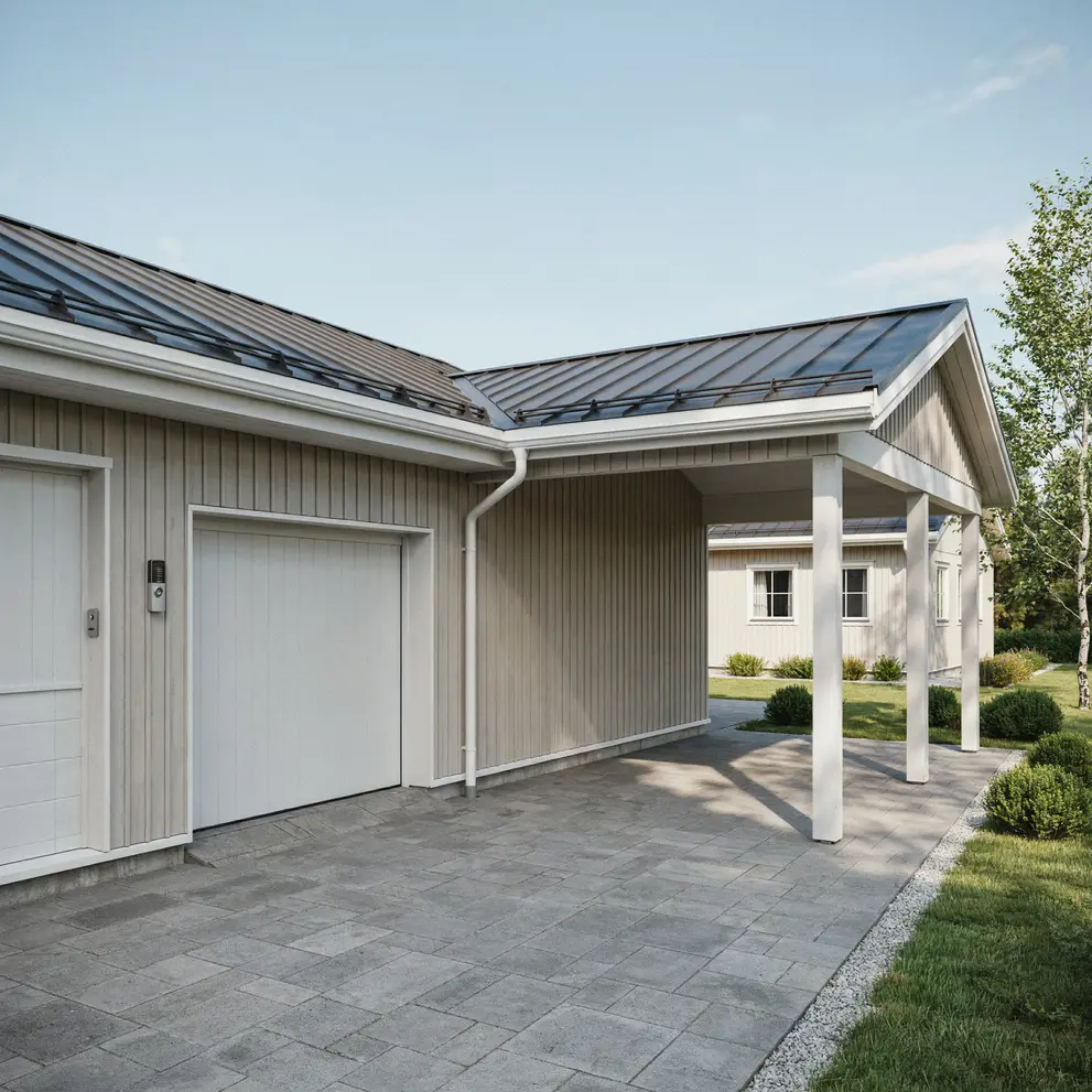 bygga garage carport enebyberg danderyd stockholm